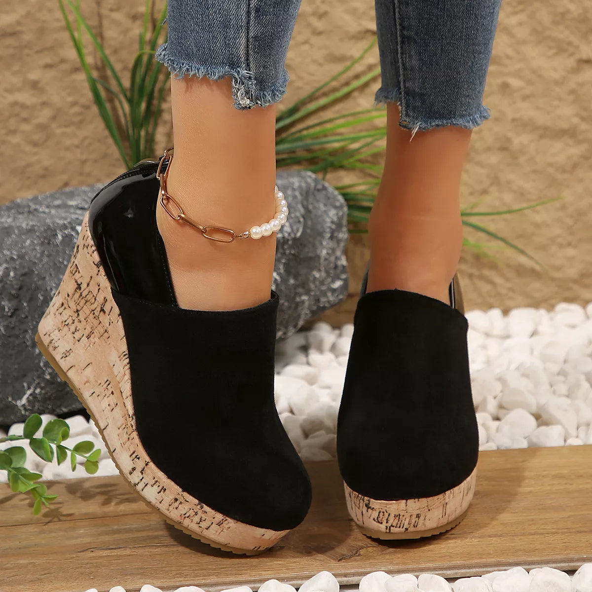 Round Toe Slip-Ons - Lilixa.store