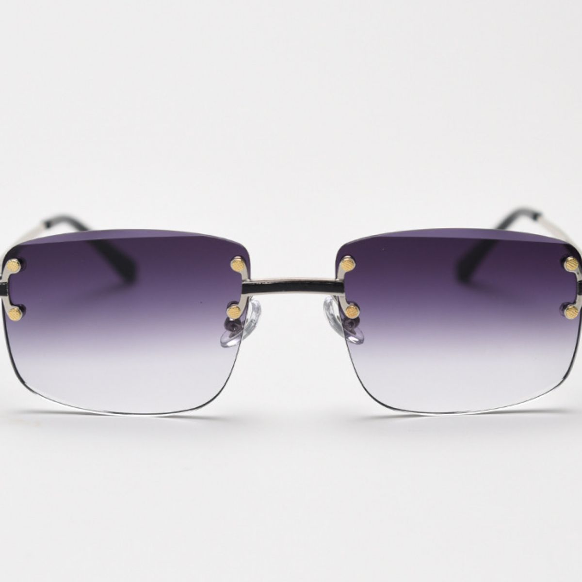 Rimless Gradient Tinted Sunglasses - Lilixa.store