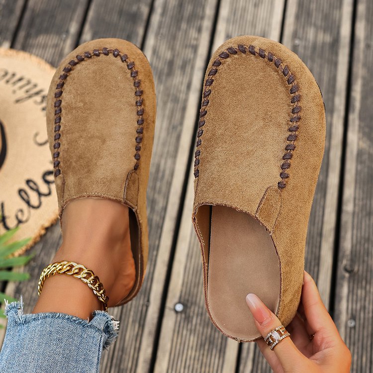 Round Toe Slip-Ons, view 4
