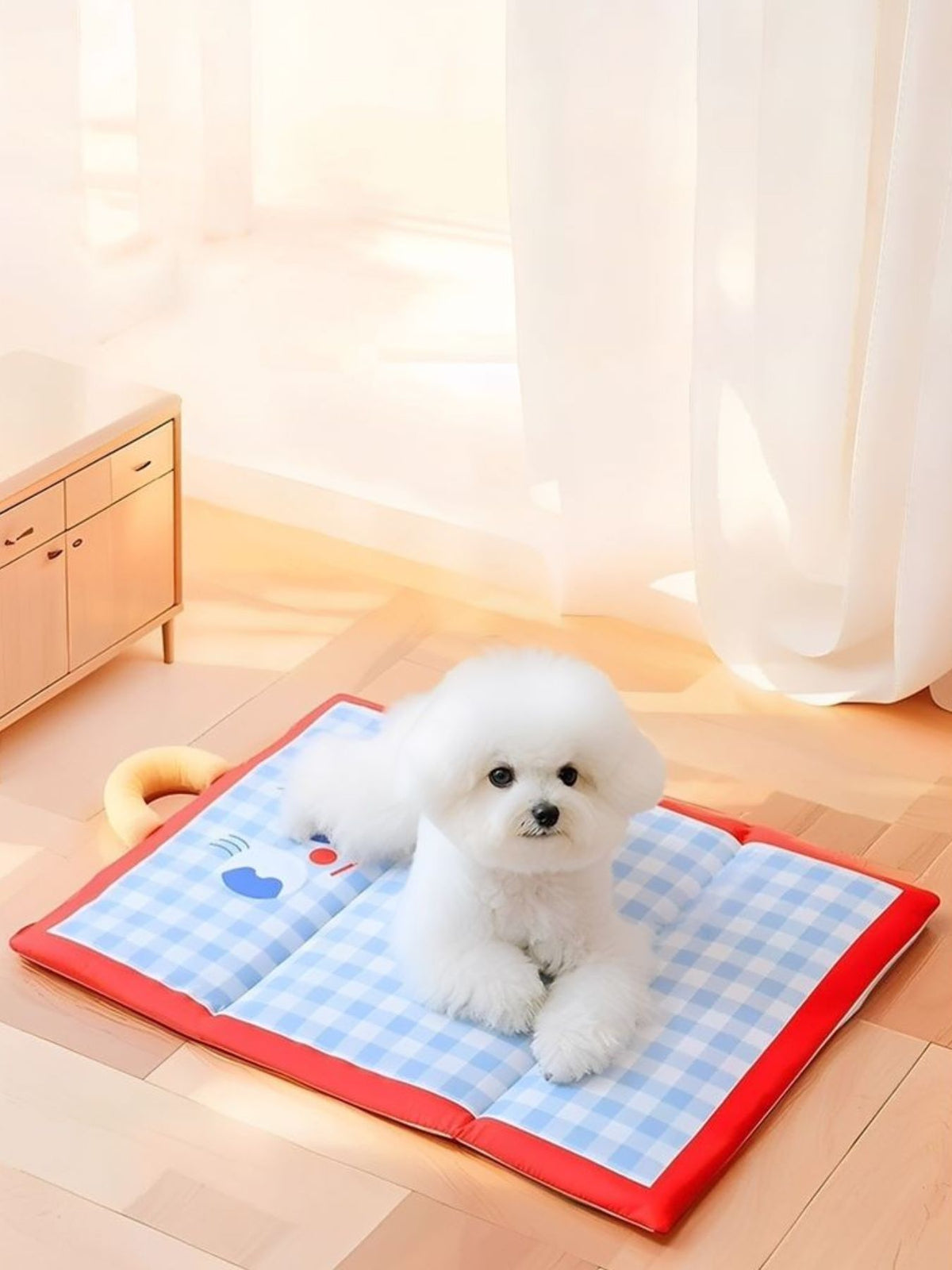 Plaid Pet Mat with Handle - Lilixa.store
