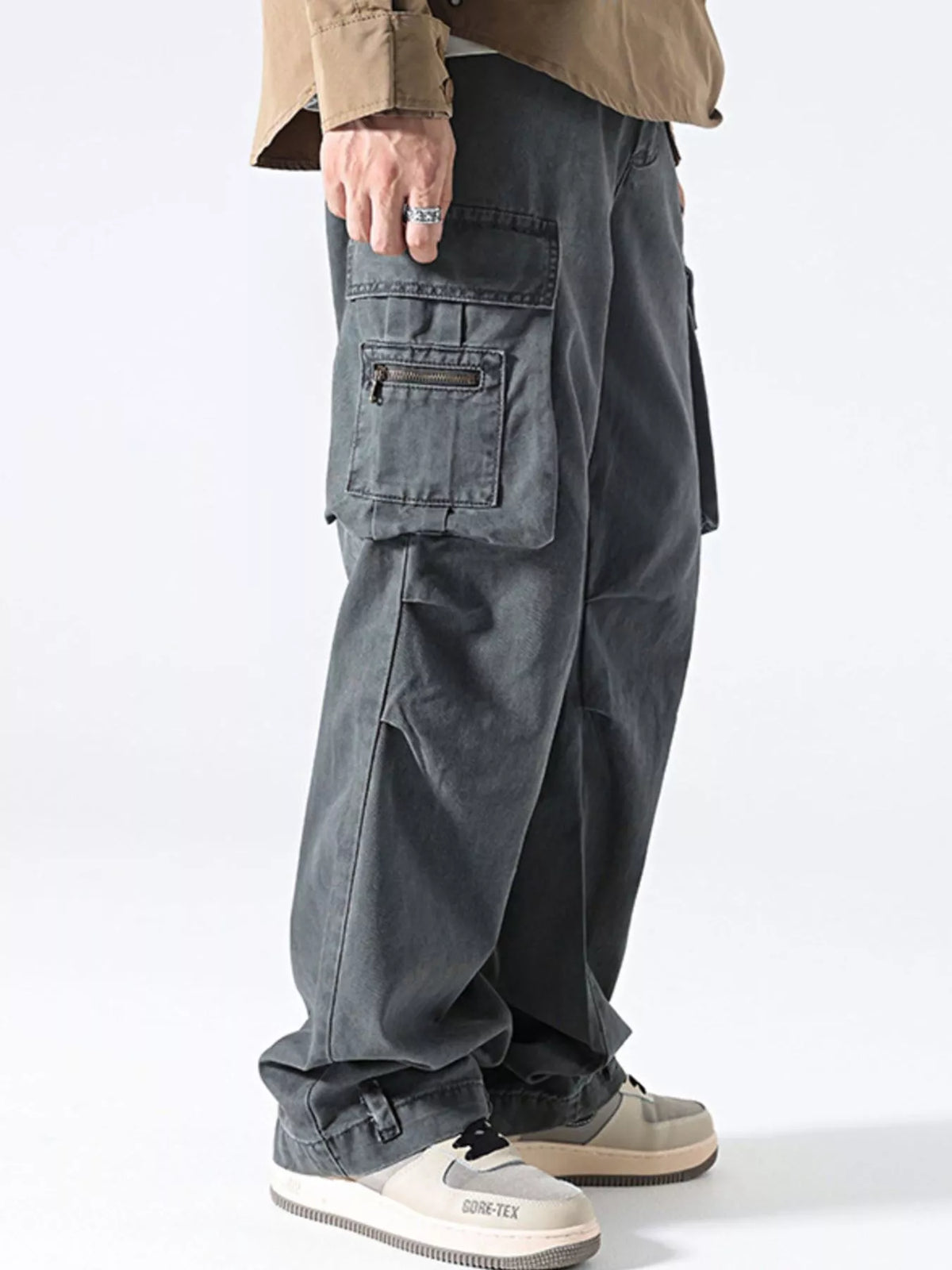 Men's Loose Fit Cargo Pants, view 2