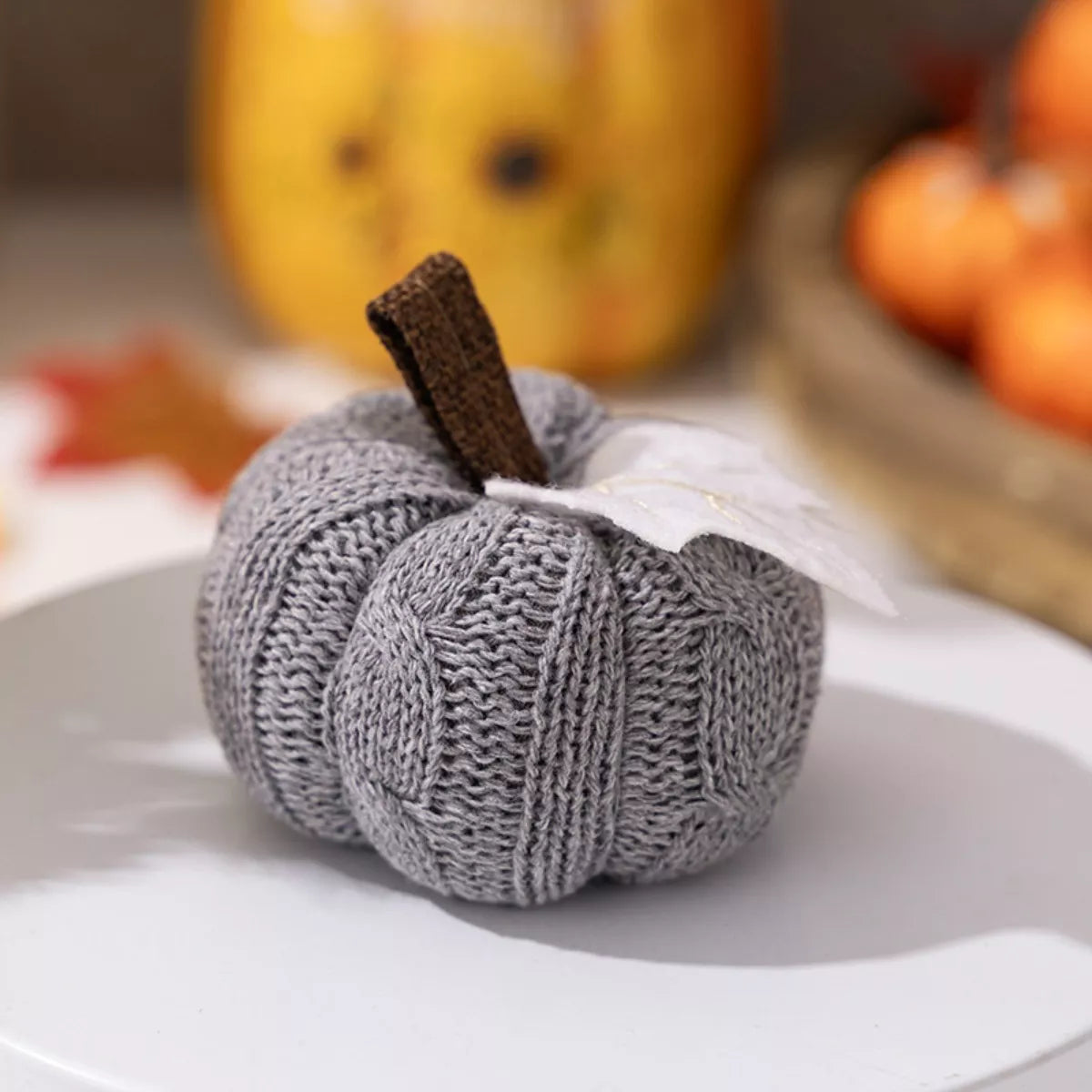 Knitted Pumpkin Decorative Ornaments - Lilixa.store