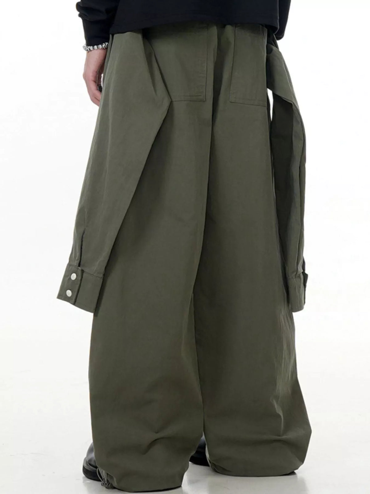 Men's Wide-Legged Casual Pants, view 5