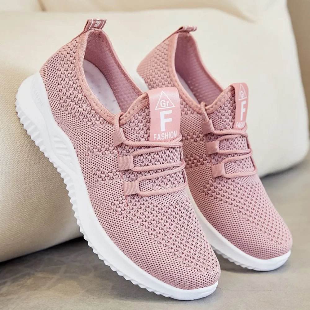 Breathable Mesh Lace Up Athletic - Lilixa.store