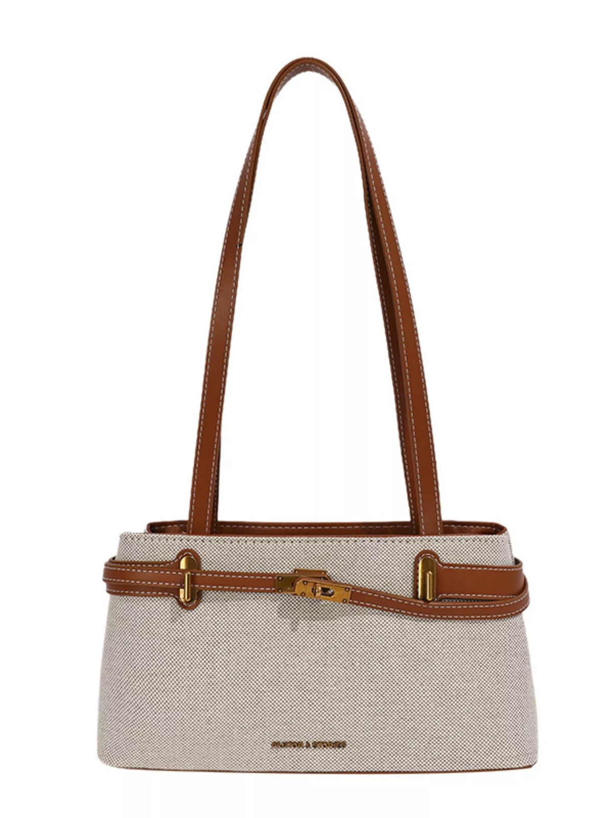 Decorative Buckle Shoulder Bag