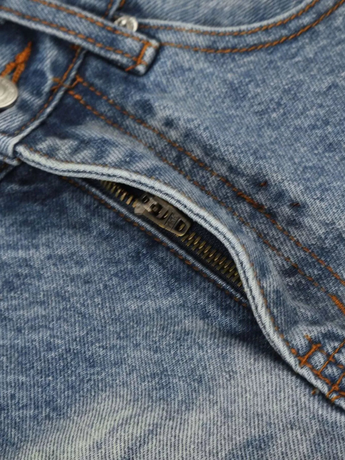 Men's Vintage Wash Wide Leg Denim Capris - Lilixa.store