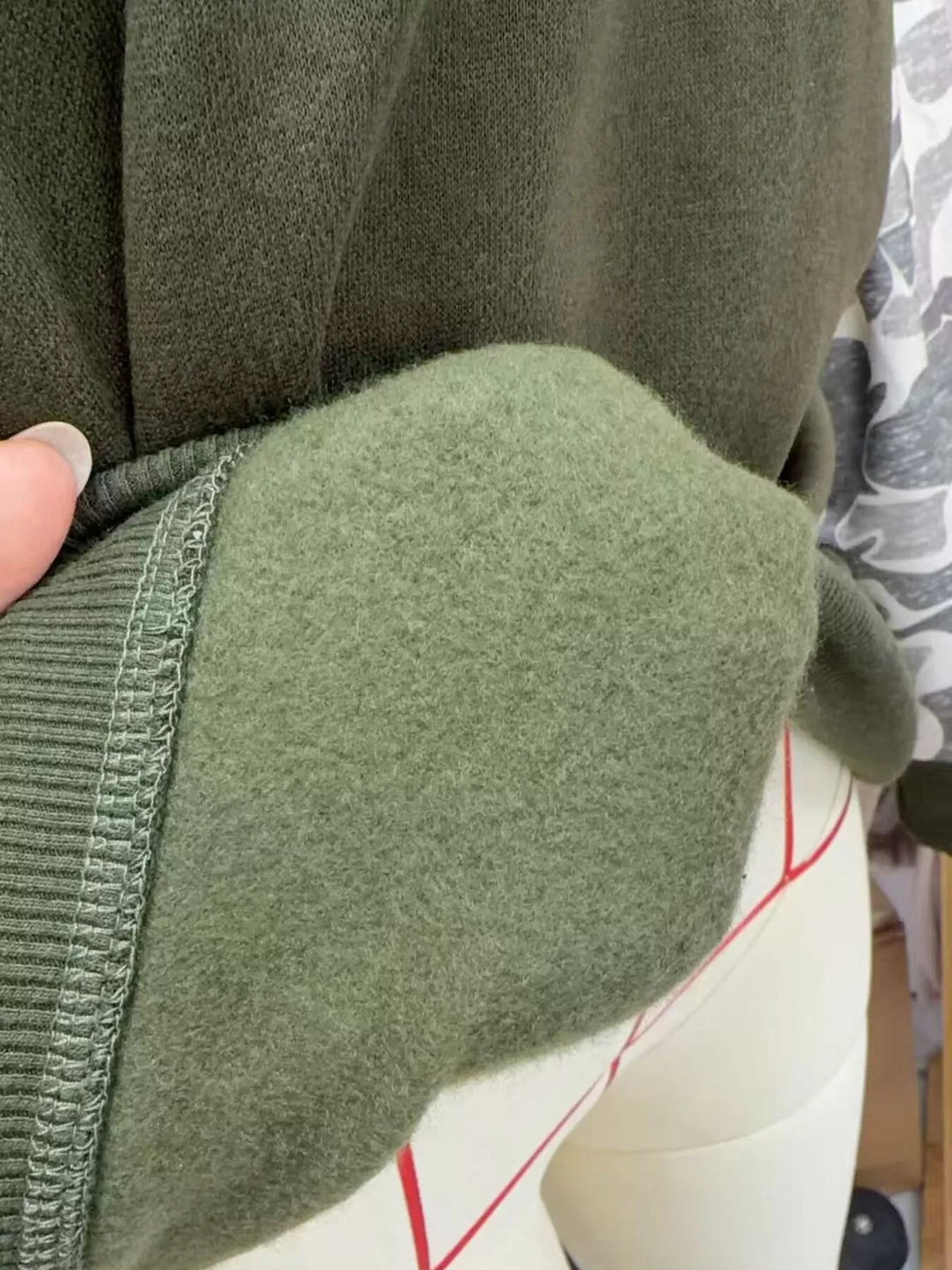 Camouflage Long Sleeve Sweatshirt, view 4