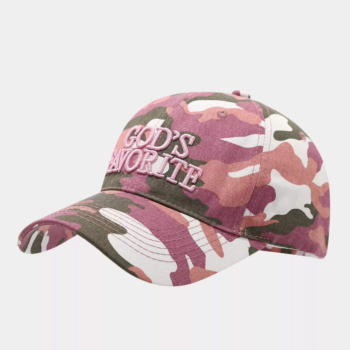 Camouflage Embroidered Baseball Cap - Lilixa.store