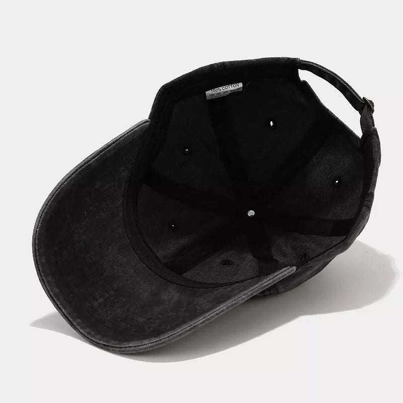 Vintage Washed Cotton Baseball Cap - Lilixa.store