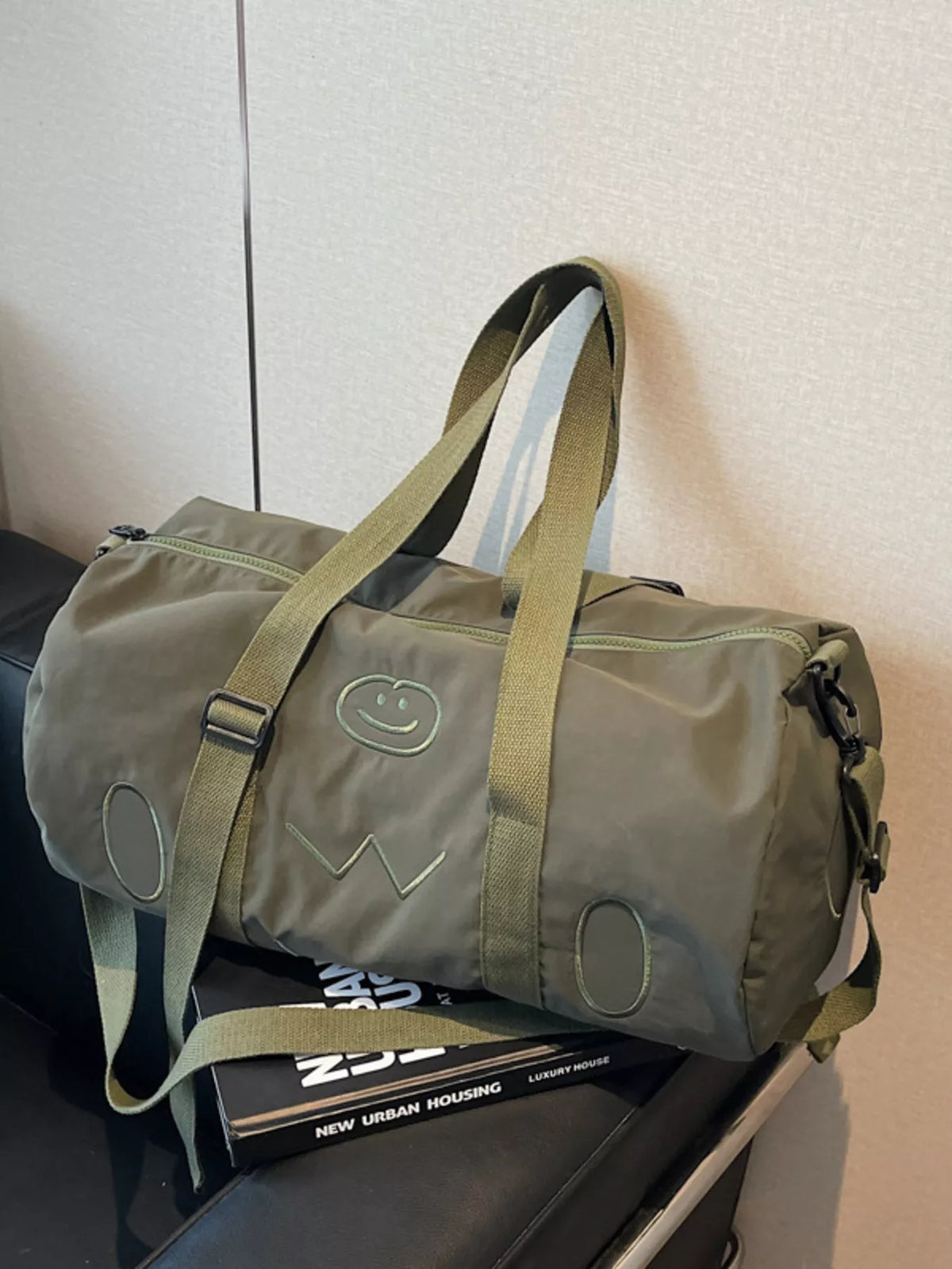 Smiley Face Duffle Bag - Lilixa.store