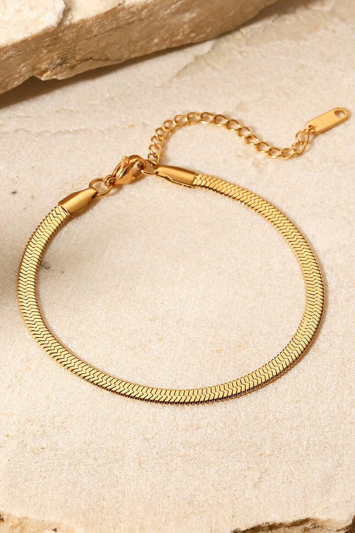 Herringbone Chain Stainless Steel Bracelet - Lilixa.store