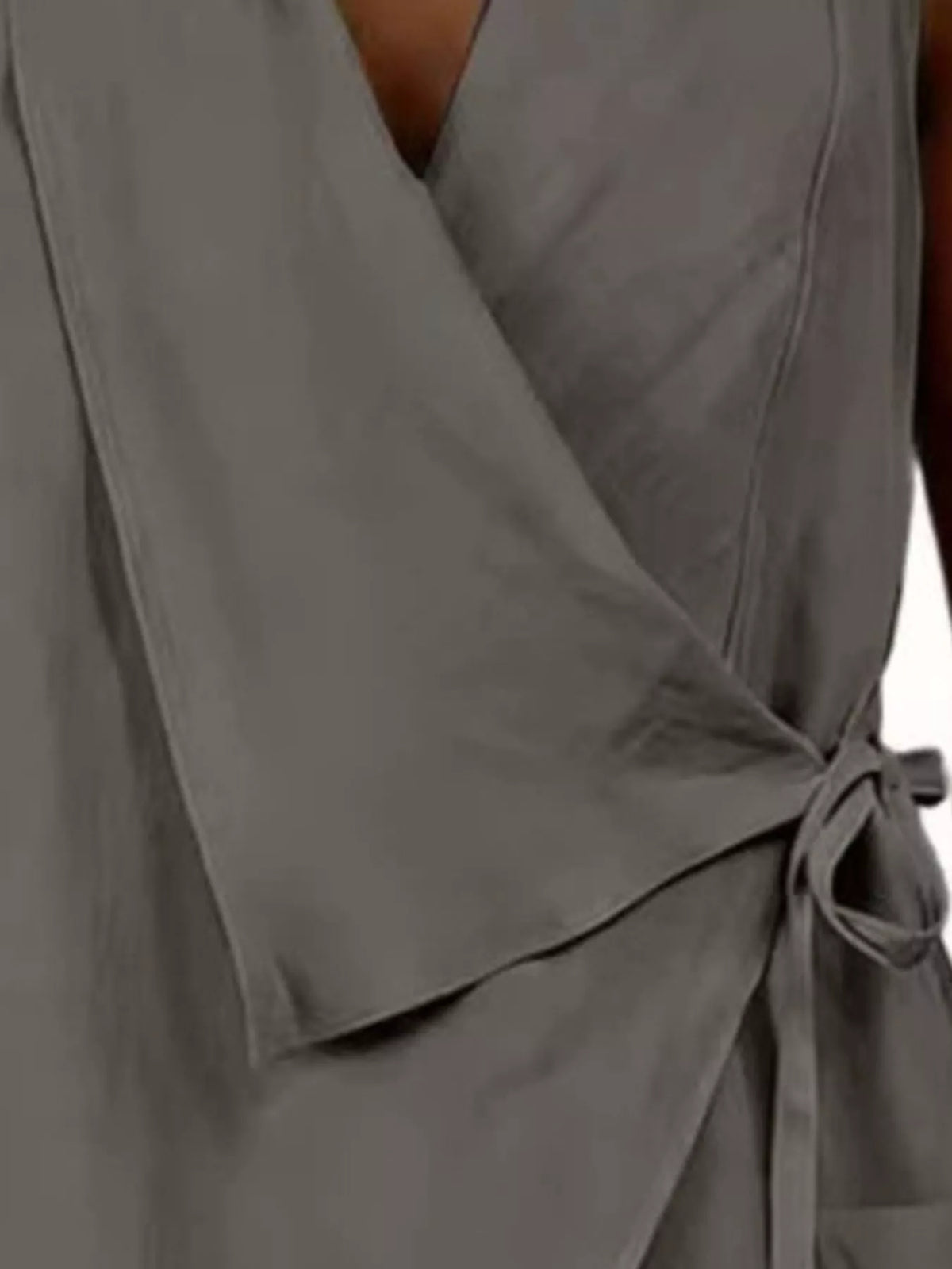 Tie Detail Sleeveless Top, view 6