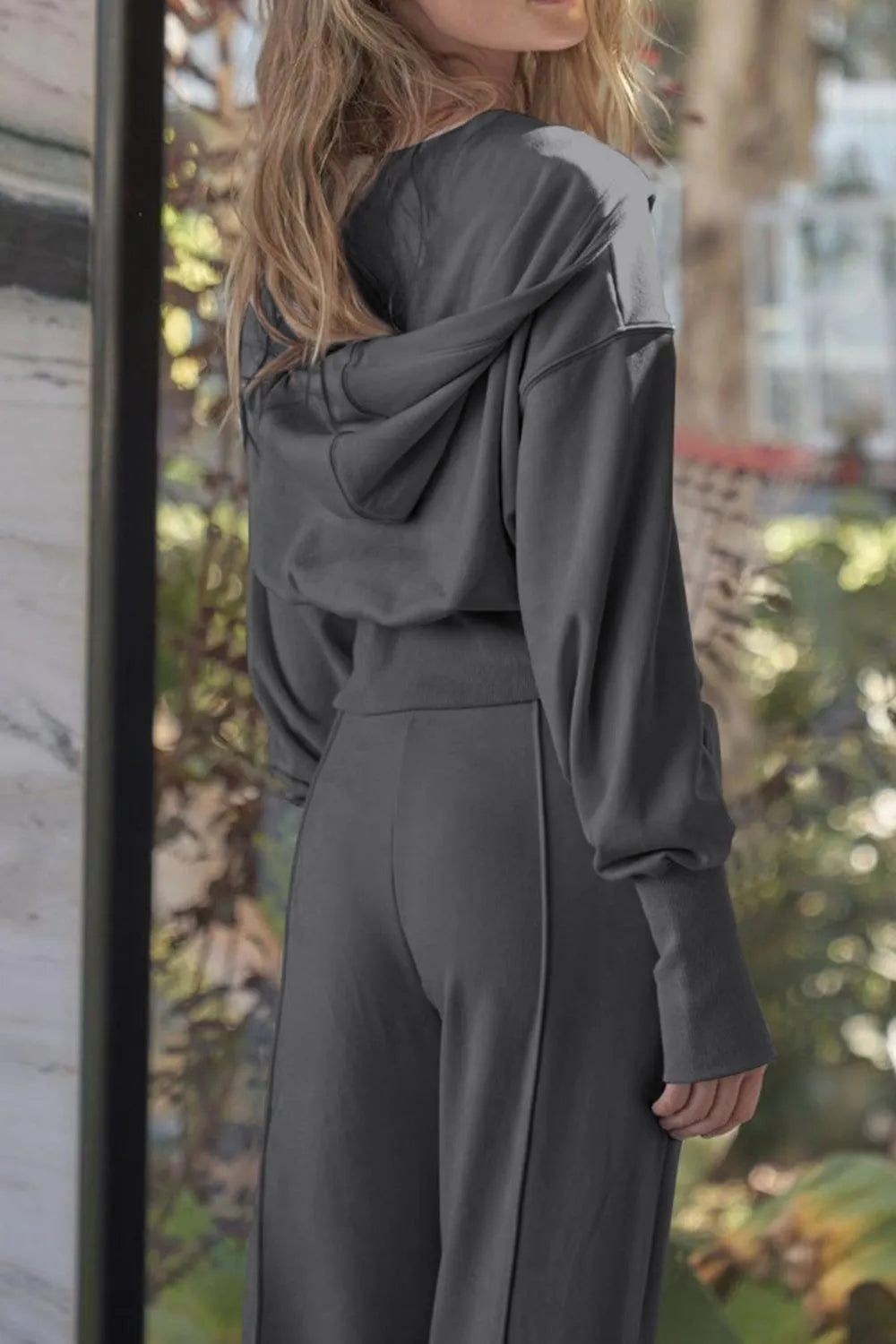 Zip-Up Hoodie and Pants Active Set - Lilixa.store