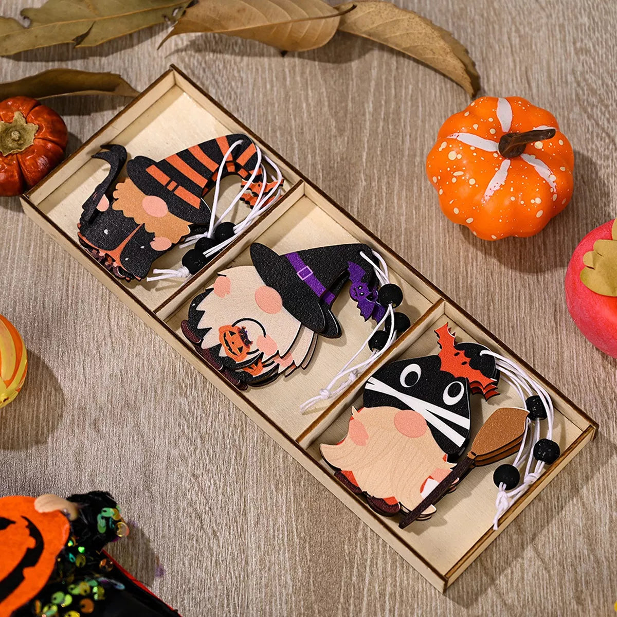 Halloween Gnome Hanging Ornaments Set - Lilixa.store