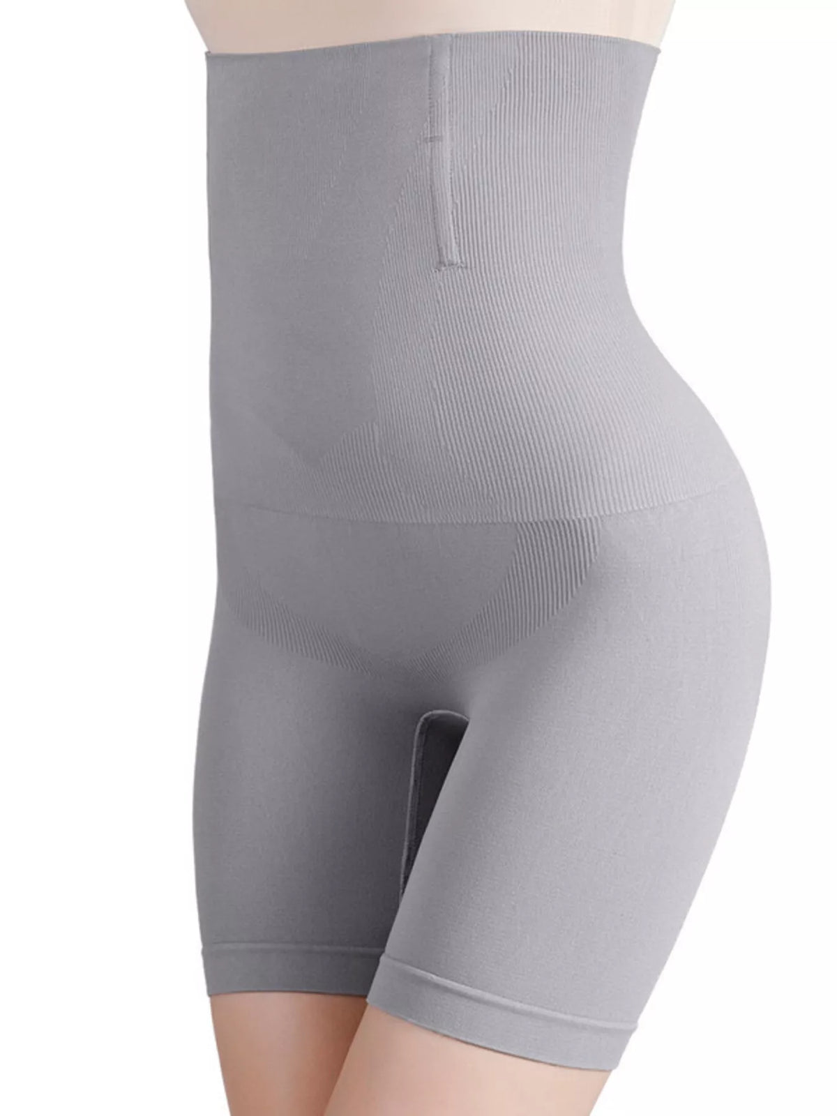 Full Size High Waist Compression Slimming Leggings Plus Size in Grey