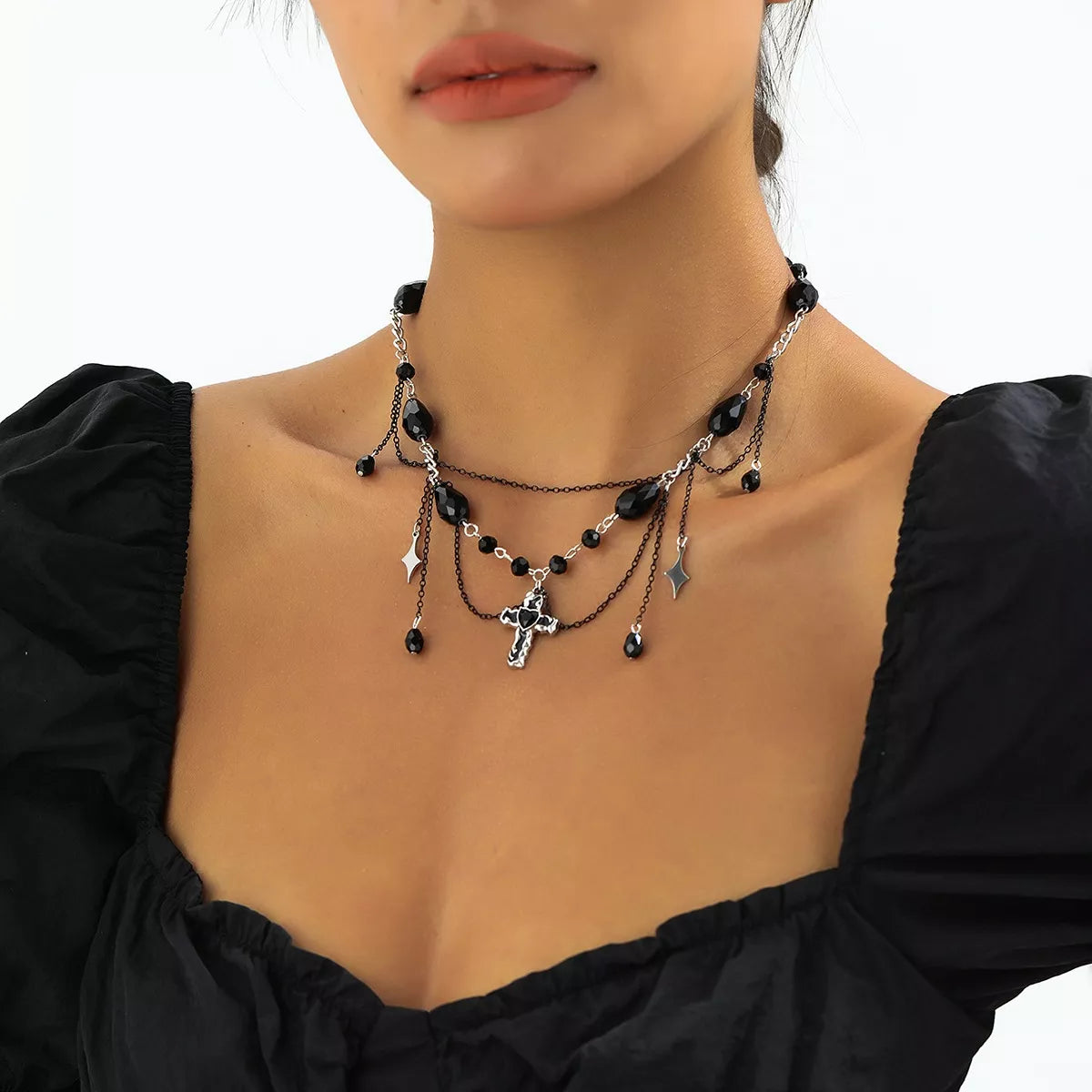 Gothic Cross Pendant Necklace - Lilixa.store