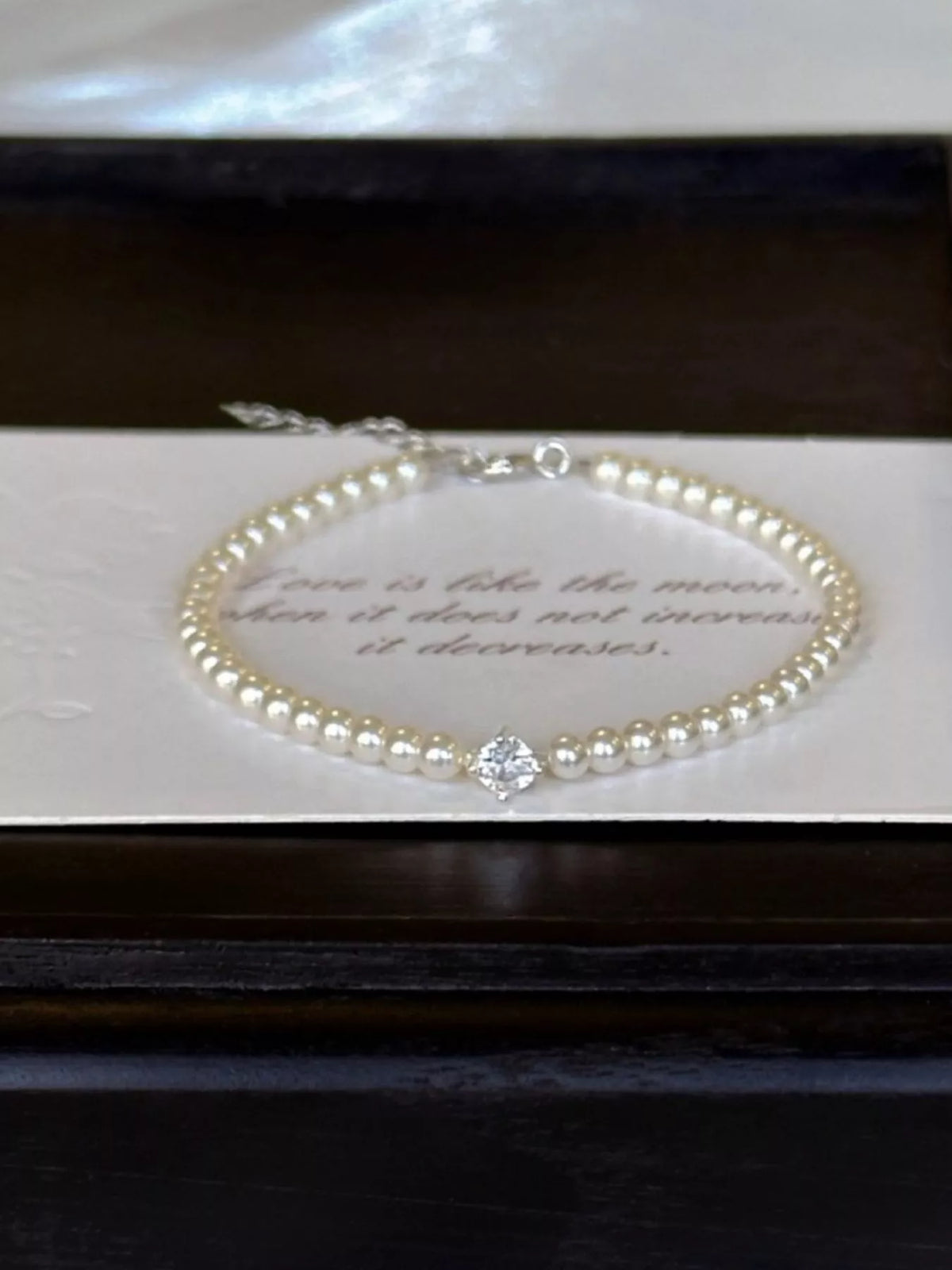 Adjustable Pearl Bracelet