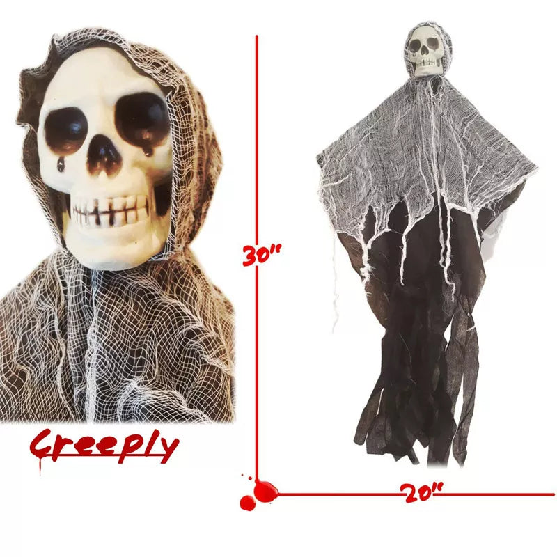Halloween Spooky Hanging Skeleton Ghost - Lilixa.store