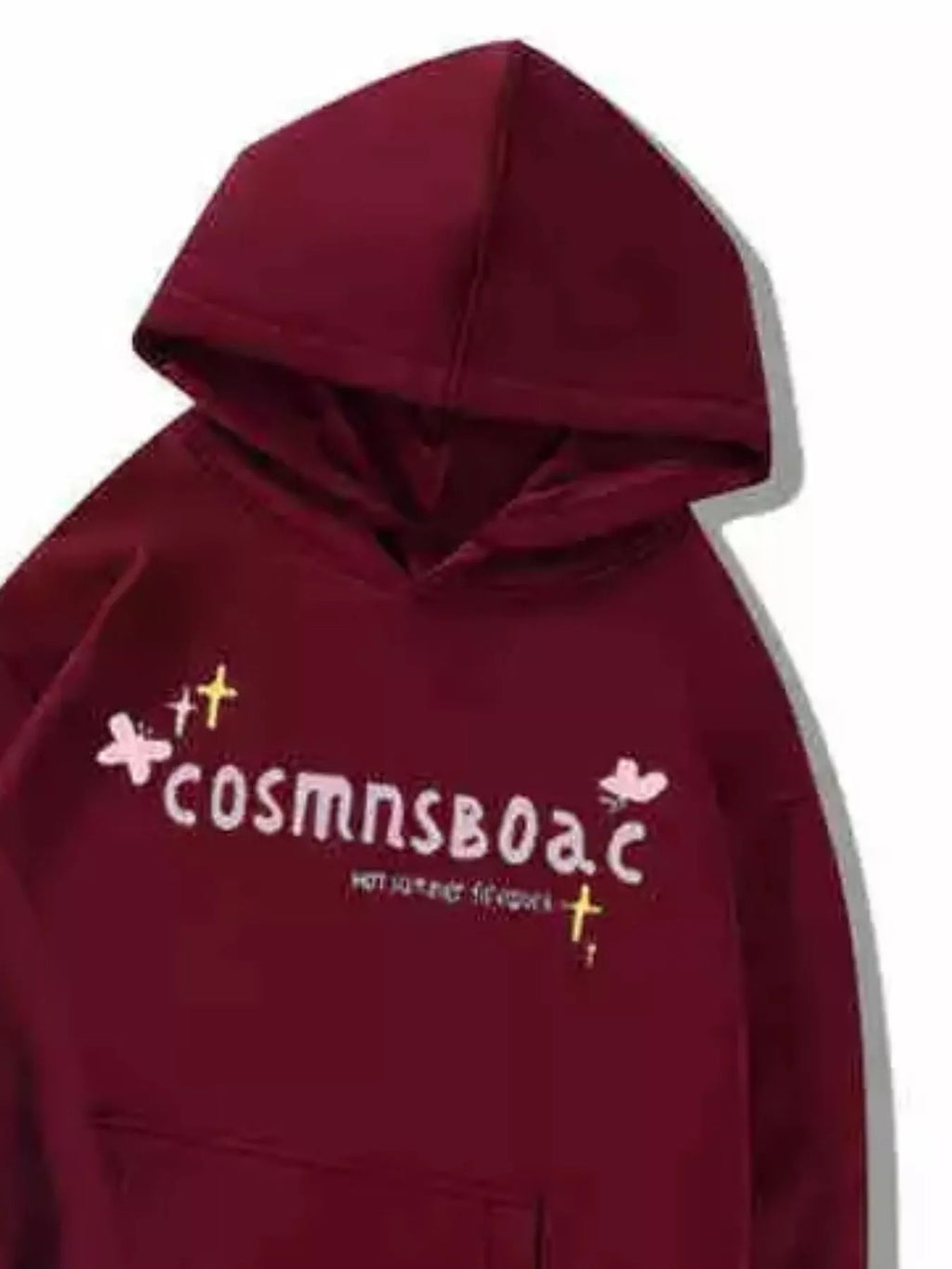 Full Size Fireworks Graphic Kangaroo Pocket Hoodie Plus Size - Lilixa.store