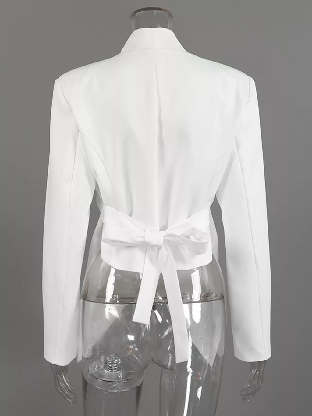 Slim-Fit Asymmetric Hem Blazer - Lilixa.store