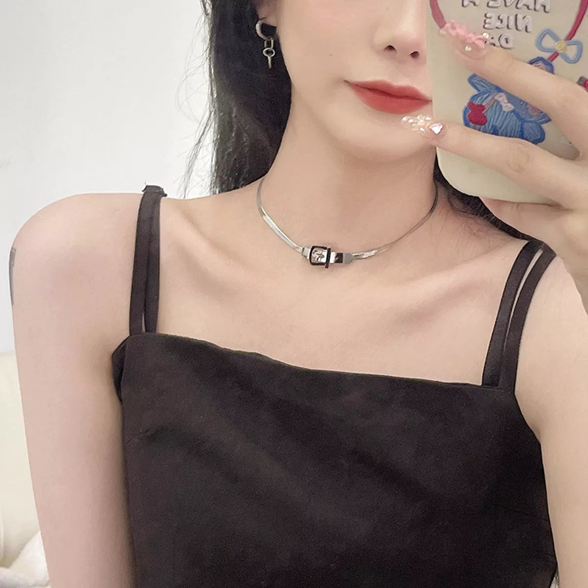 Chic Buckle Choker Necklace