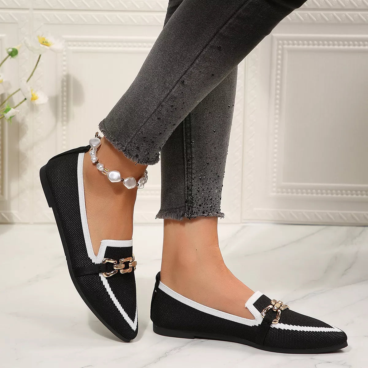 Point Toe Slip-Ons - Lilixa.store