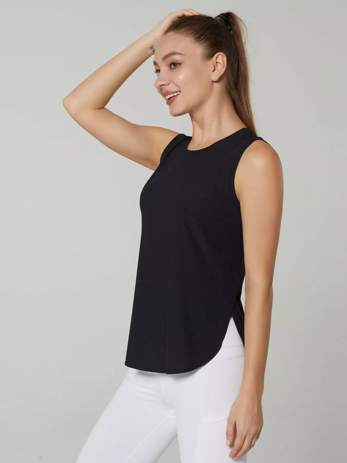 Lightweight Ribbed Active Tank - Lilixa.store