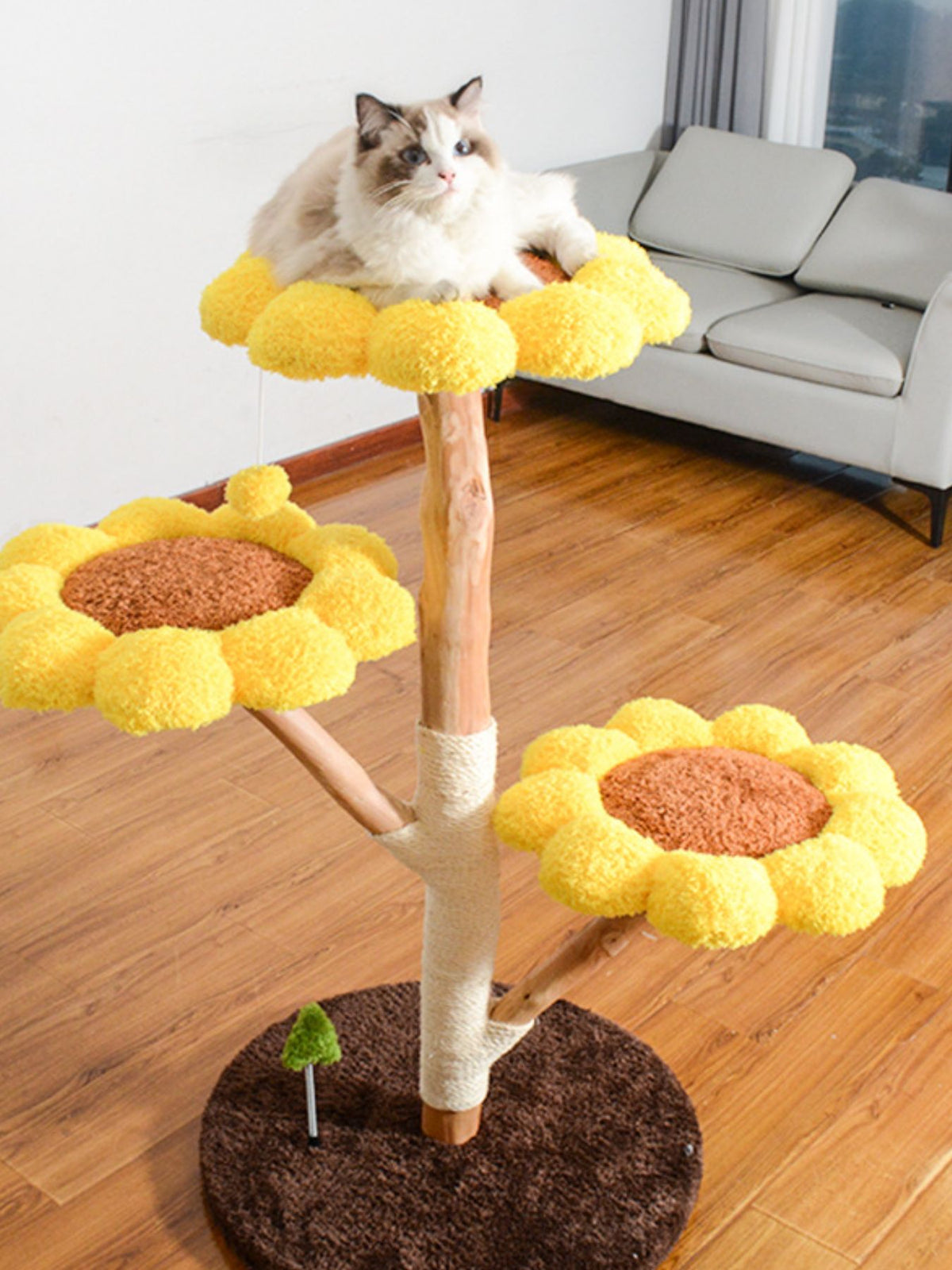 Sunflower Multi-Level Cat Tree & Condo - Lilixa.store
