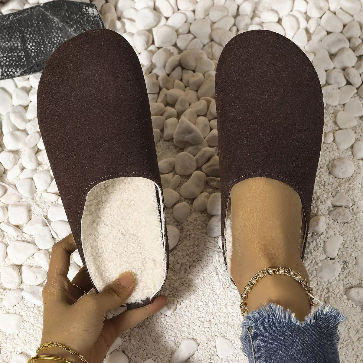 Round Toe Flats Slippers - Lilixa.store