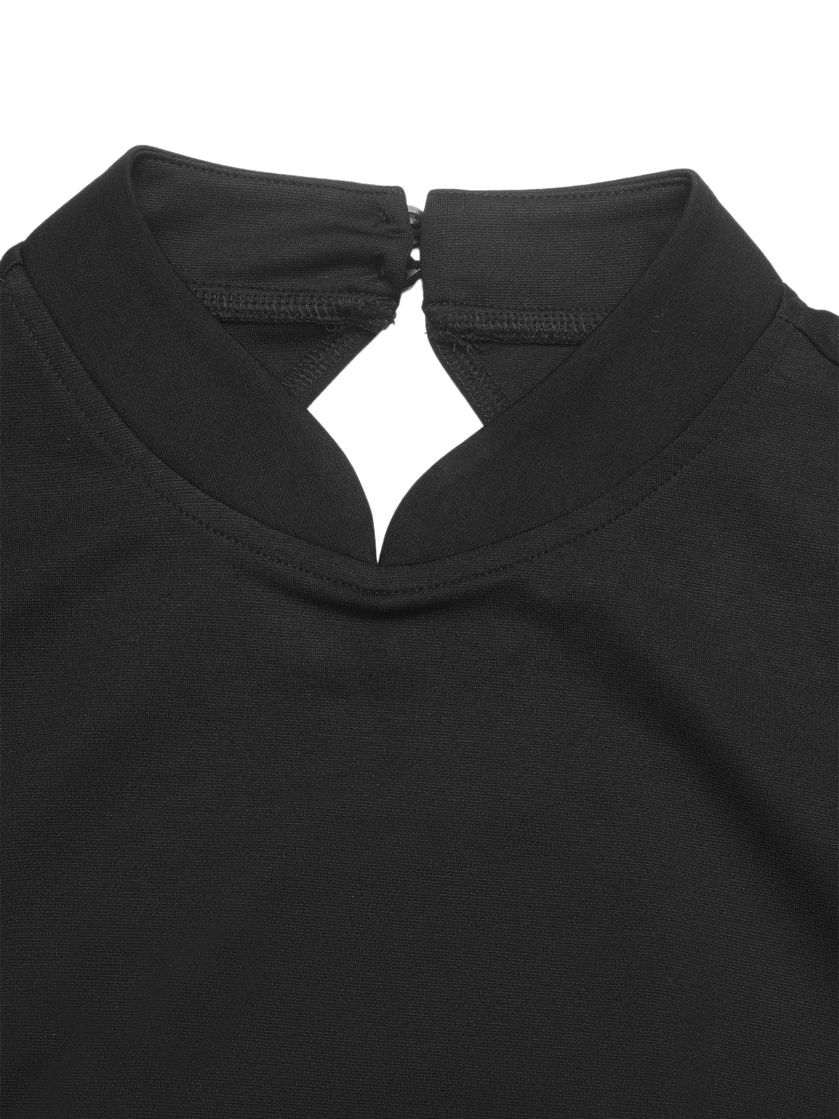 Cutout Back Long Sleeve Bodycon Mini Dress
