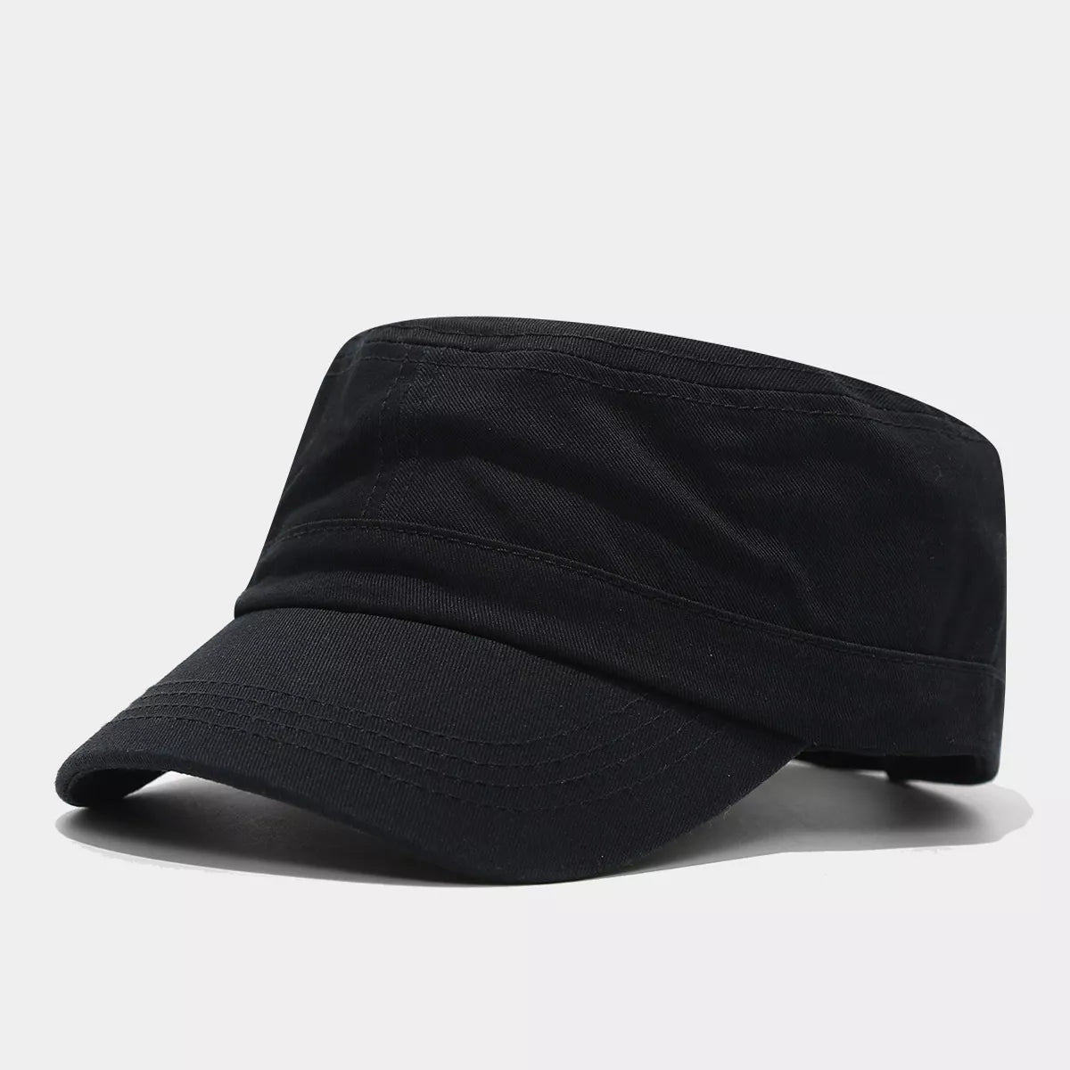 Solid Color Military Style Cadet Hat - Lilixa.store