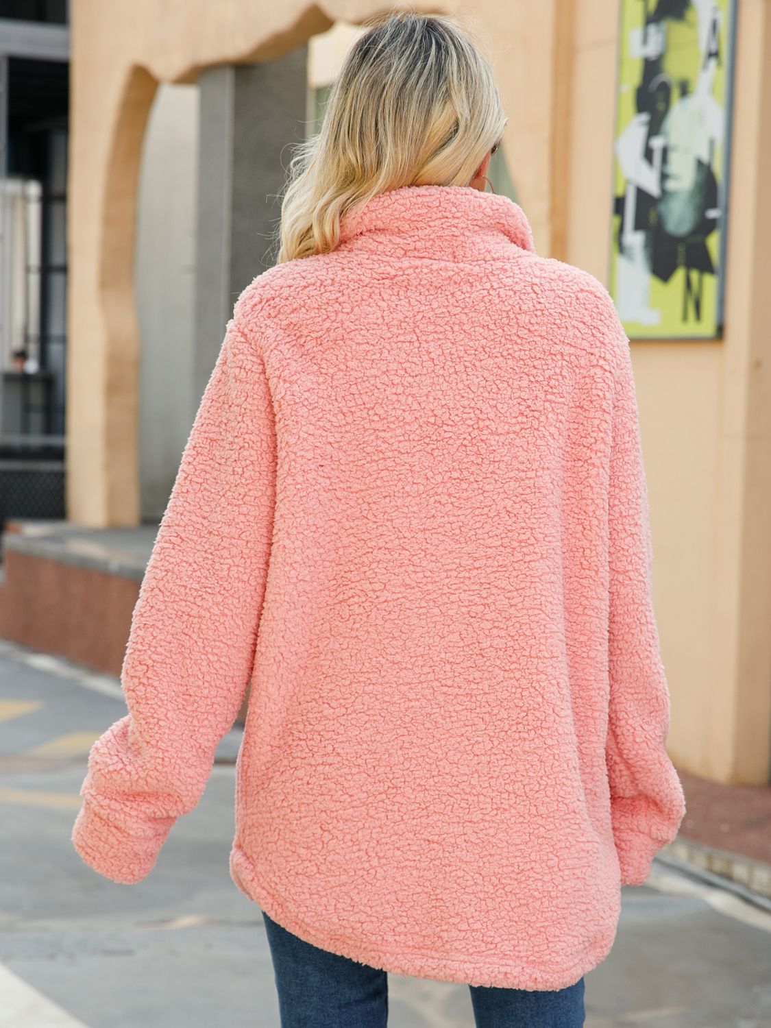 Button Down Collared Coat - Lilixa.store