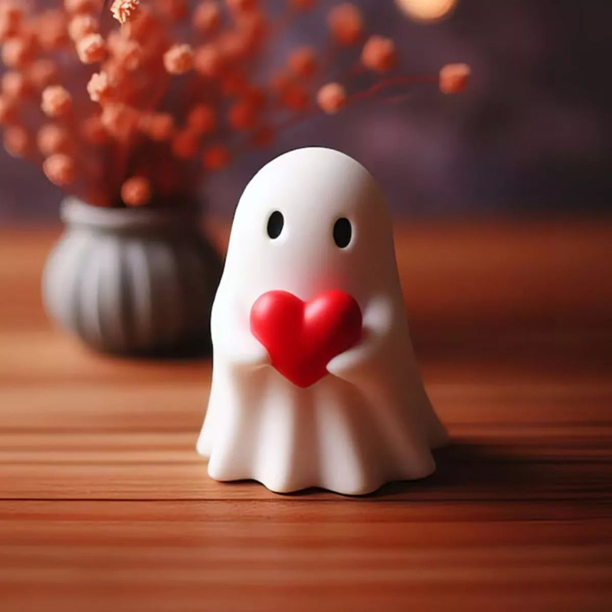 Halloween Ghost Heart Decorative Ornament - Lilixa.store