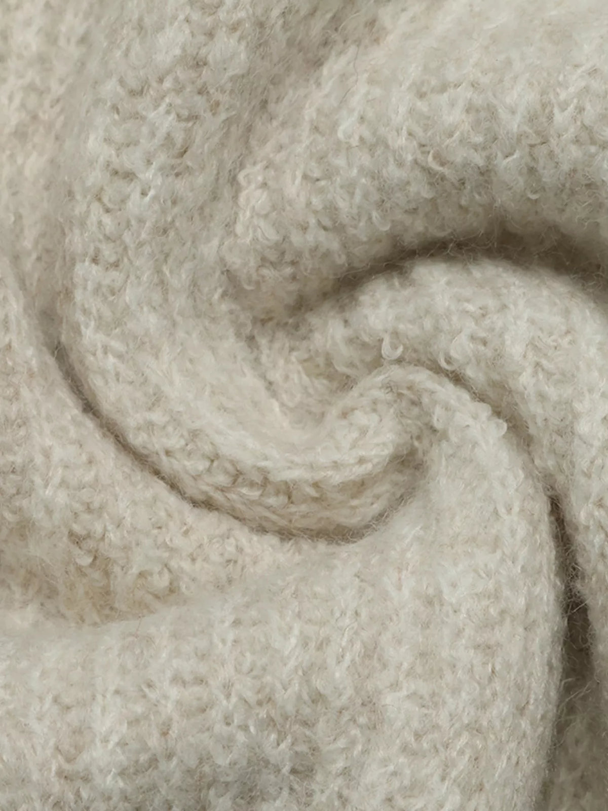 Contrast Trim Dropped Shoulder Sweater in Khaki, view 10