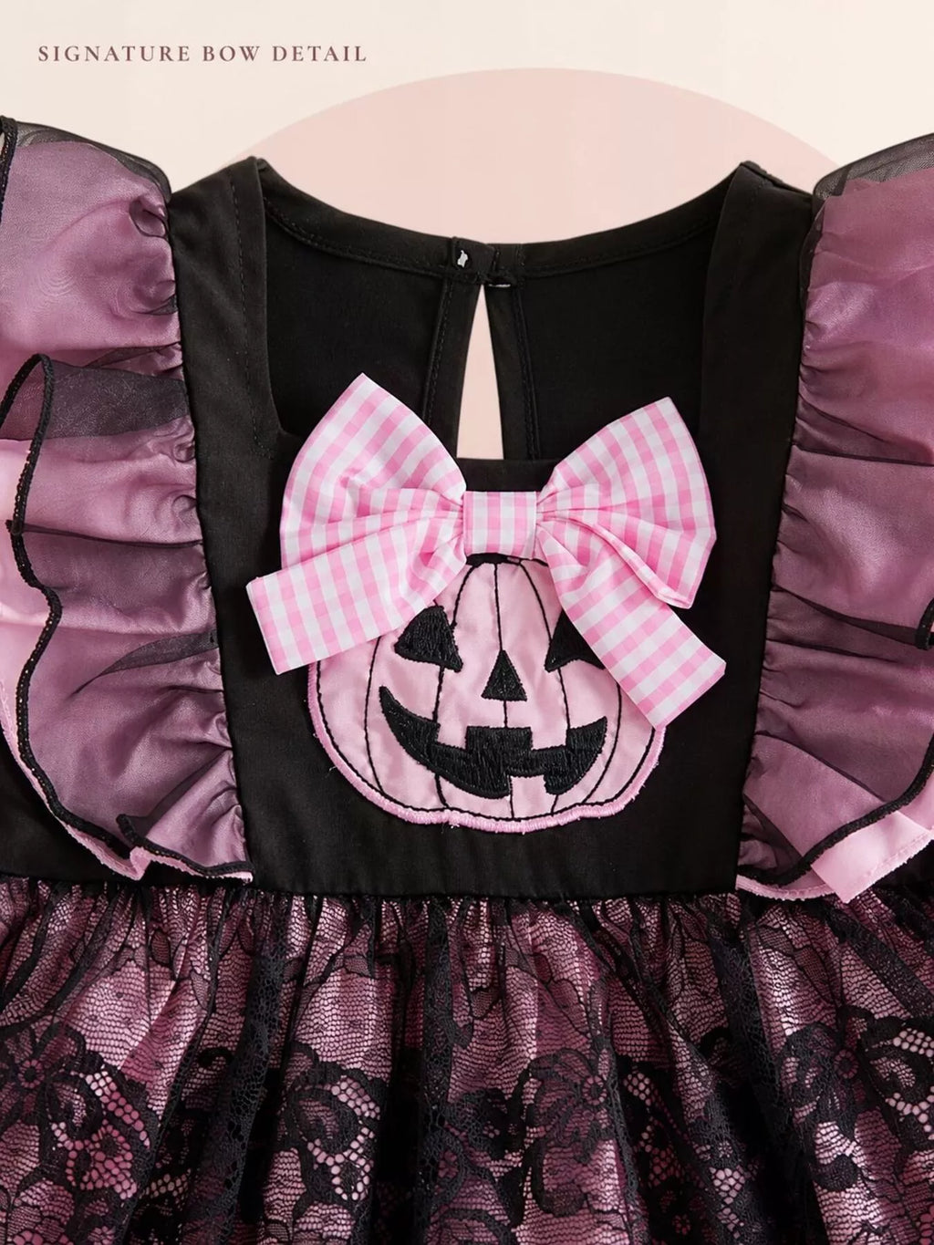 Children's Halloween Lolita Style Pumpkin Print Dress - Lilixa.store