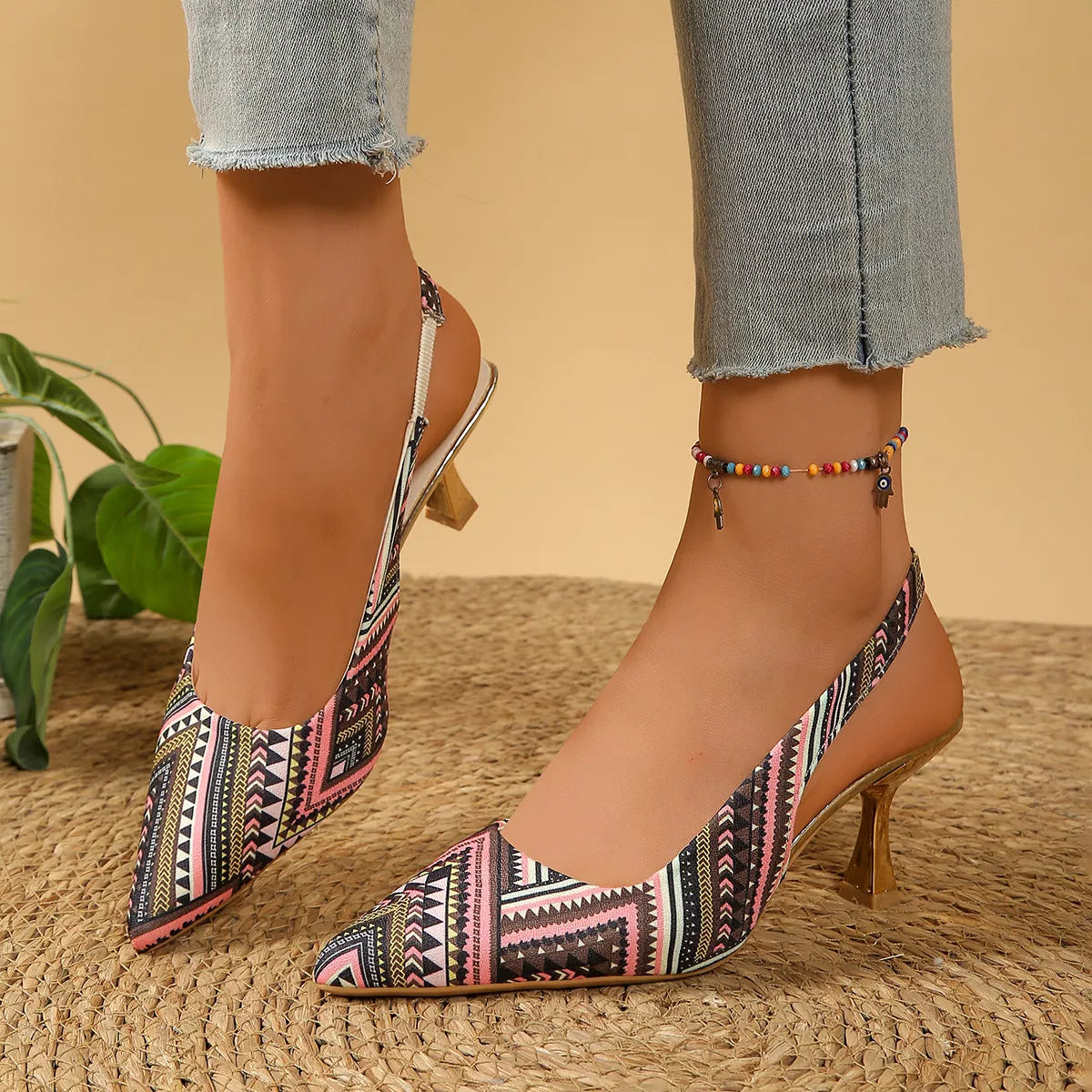 Point Toe Slingback Pumps - Lilixa.store