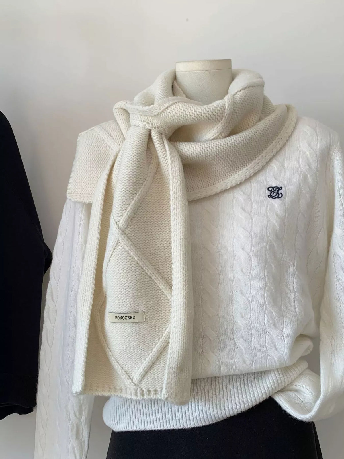 Solid Color Knitted Winter Scarf - Lilixa.store