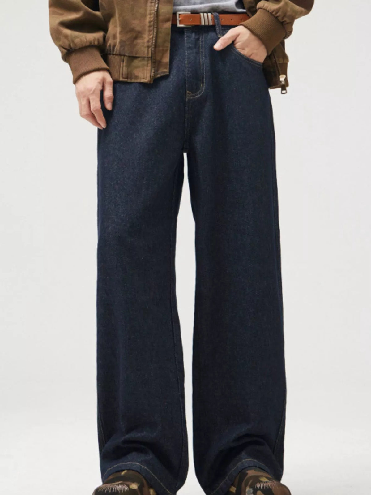 Men's Vintage Relaxed Fit Jeans - Lilixa.store