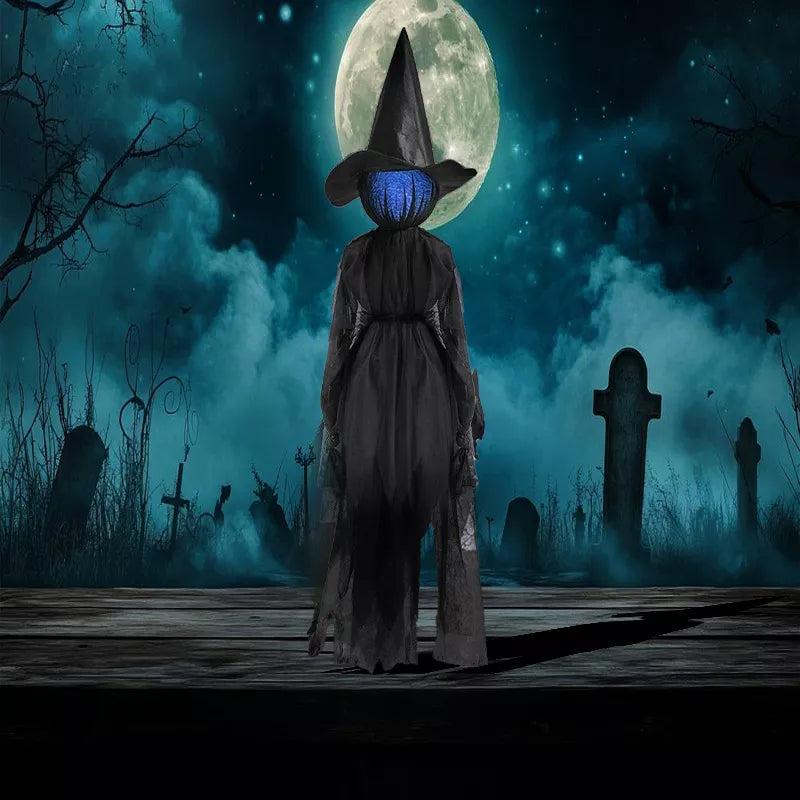 Halloween Glowing Head Witch - Lilixa.store