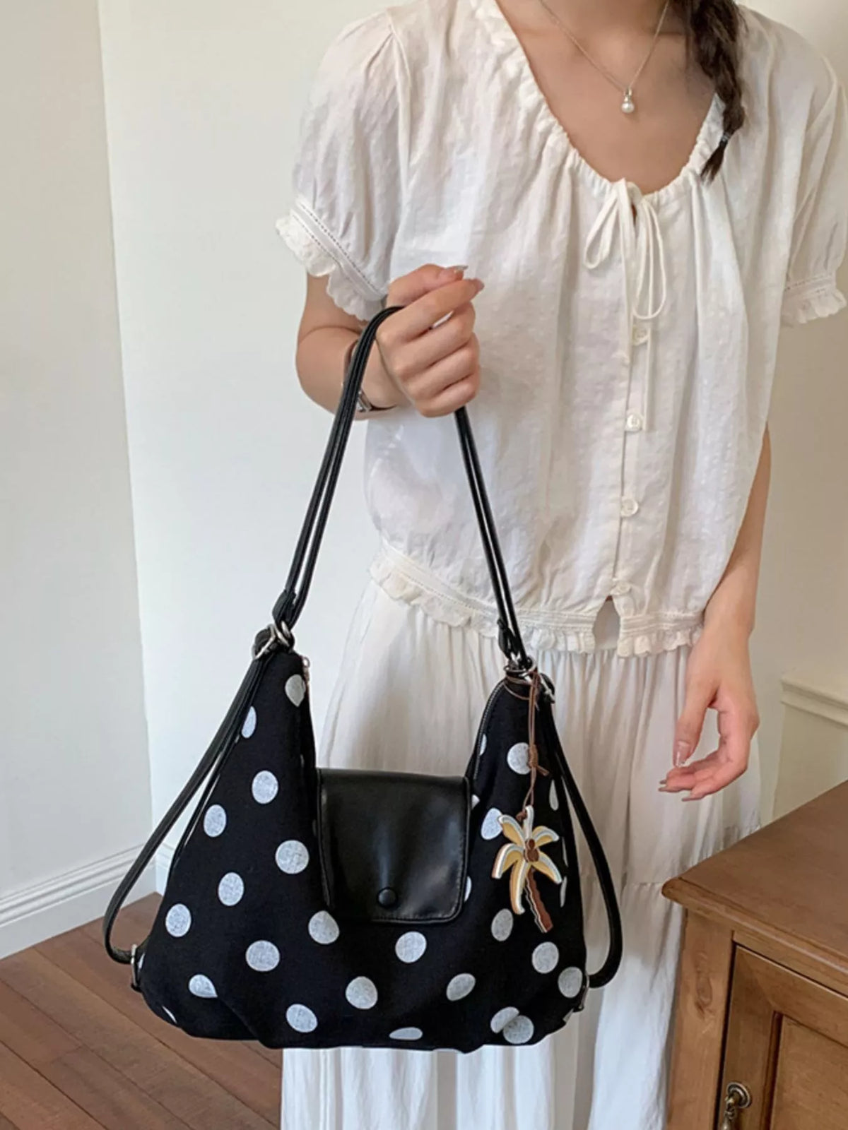 Polka Dot Crossbody Bag - Lilixa.store