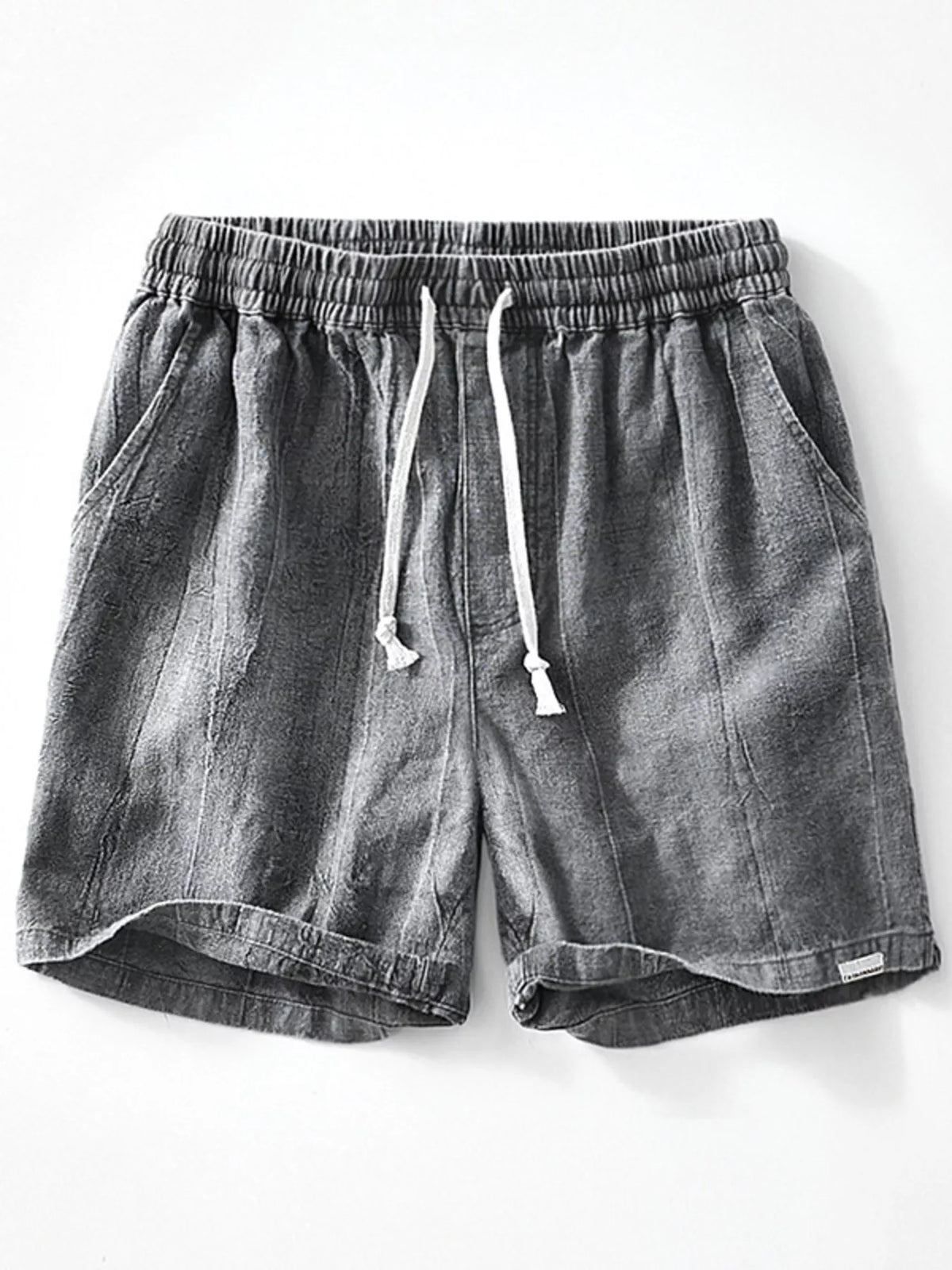 Men's Casual Drawstring Shorts in Gray