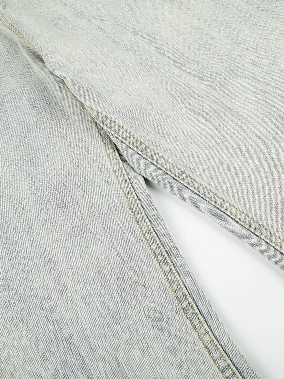Men's Washed Wide Leg Jeans - Lilixa.store