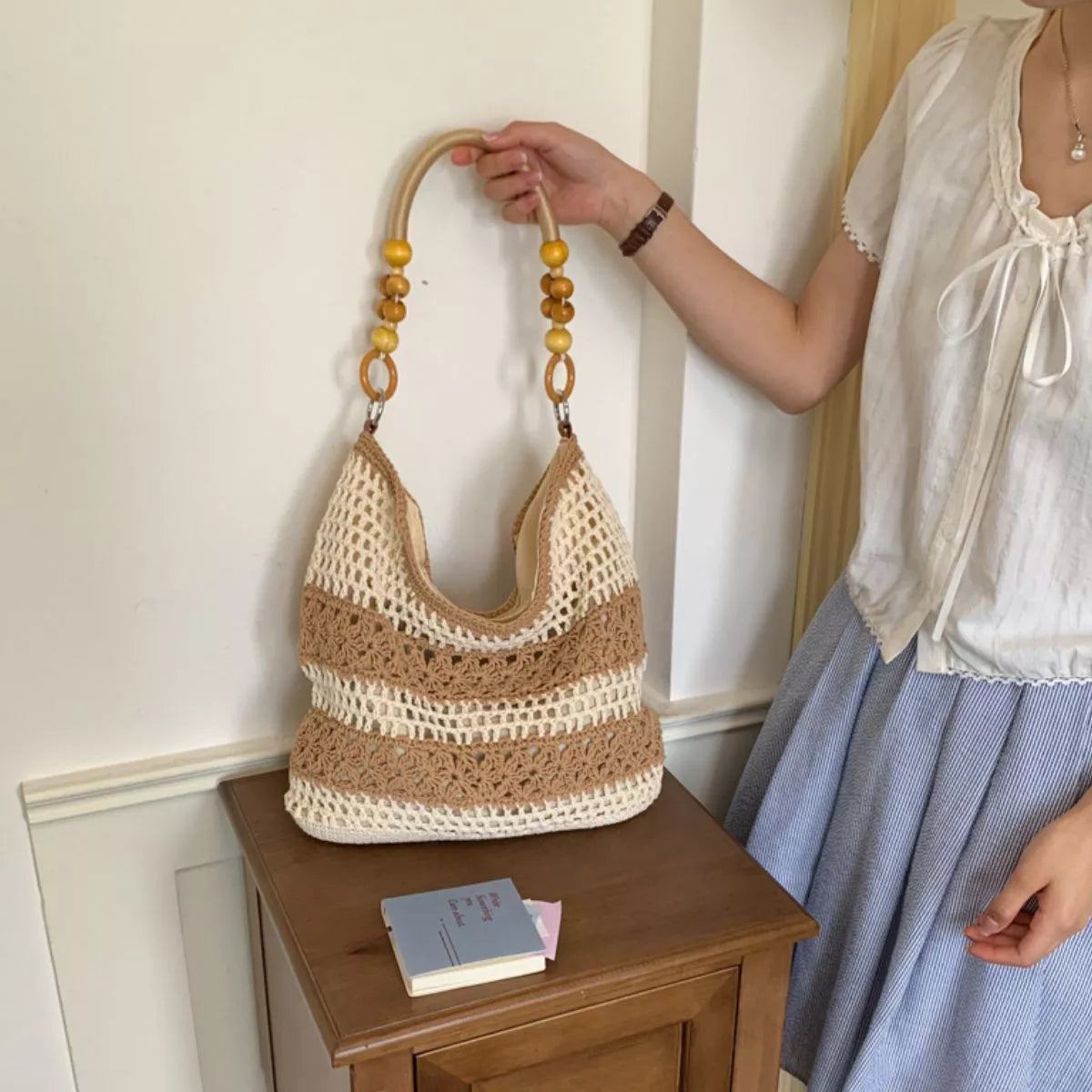 Crochet Knit Shoulder Bag