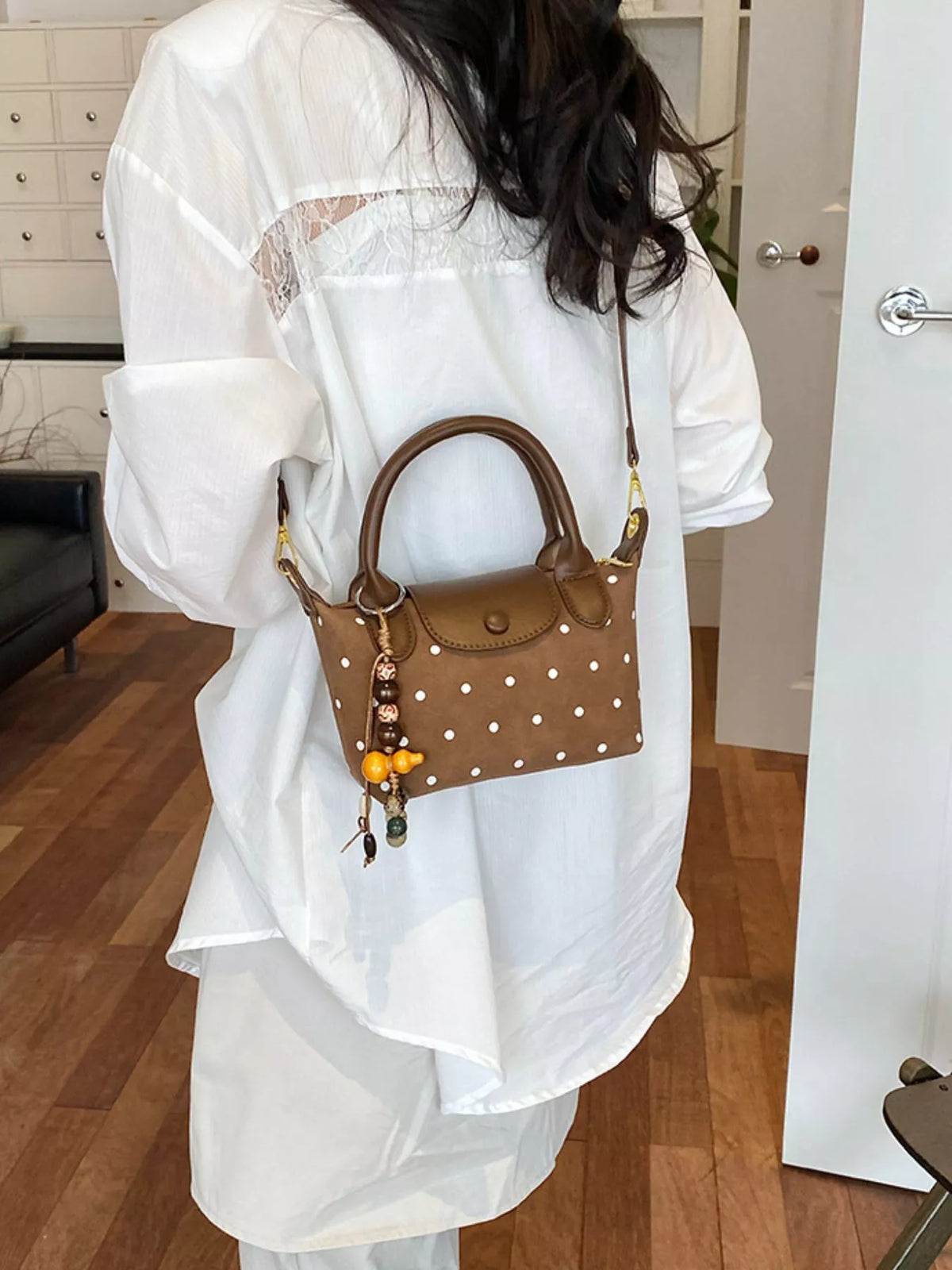 Polka Dot Crossbody Bag