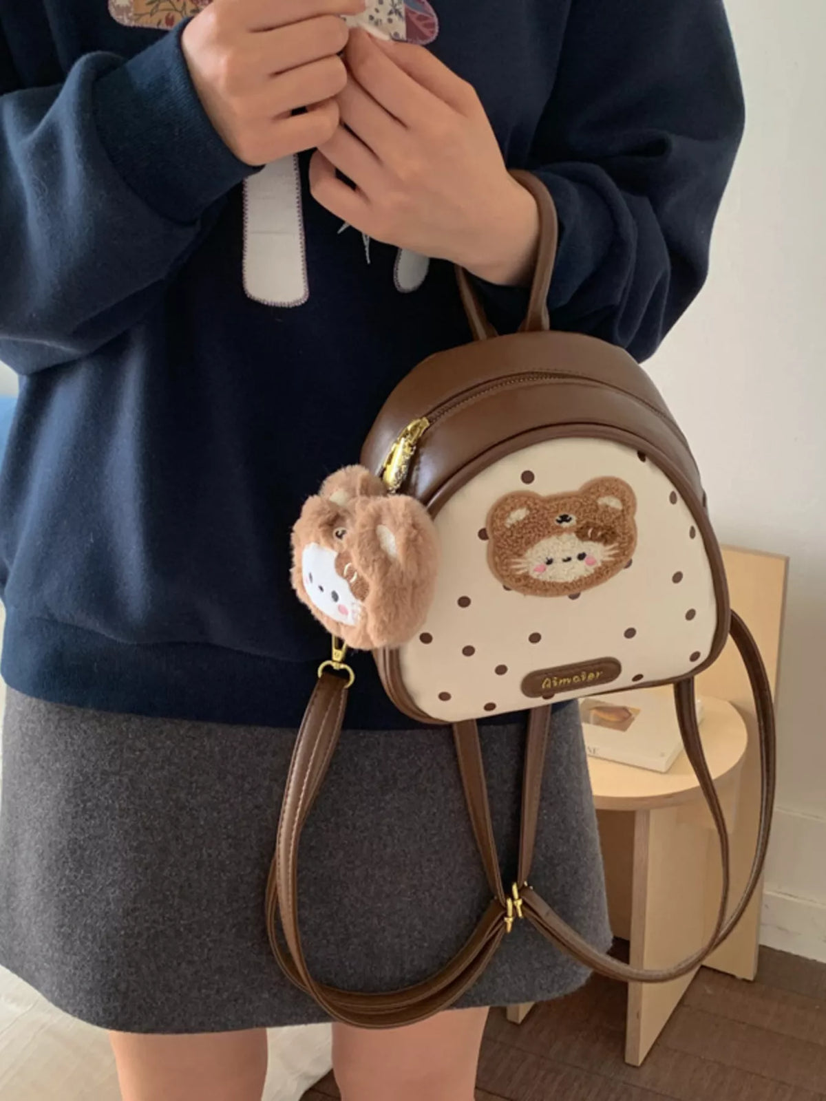 Cartoon Bear Backpack Bag - Lilixa.store