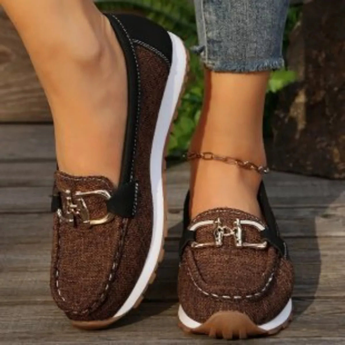Round Toe Slip-Ons - Lilixa.store