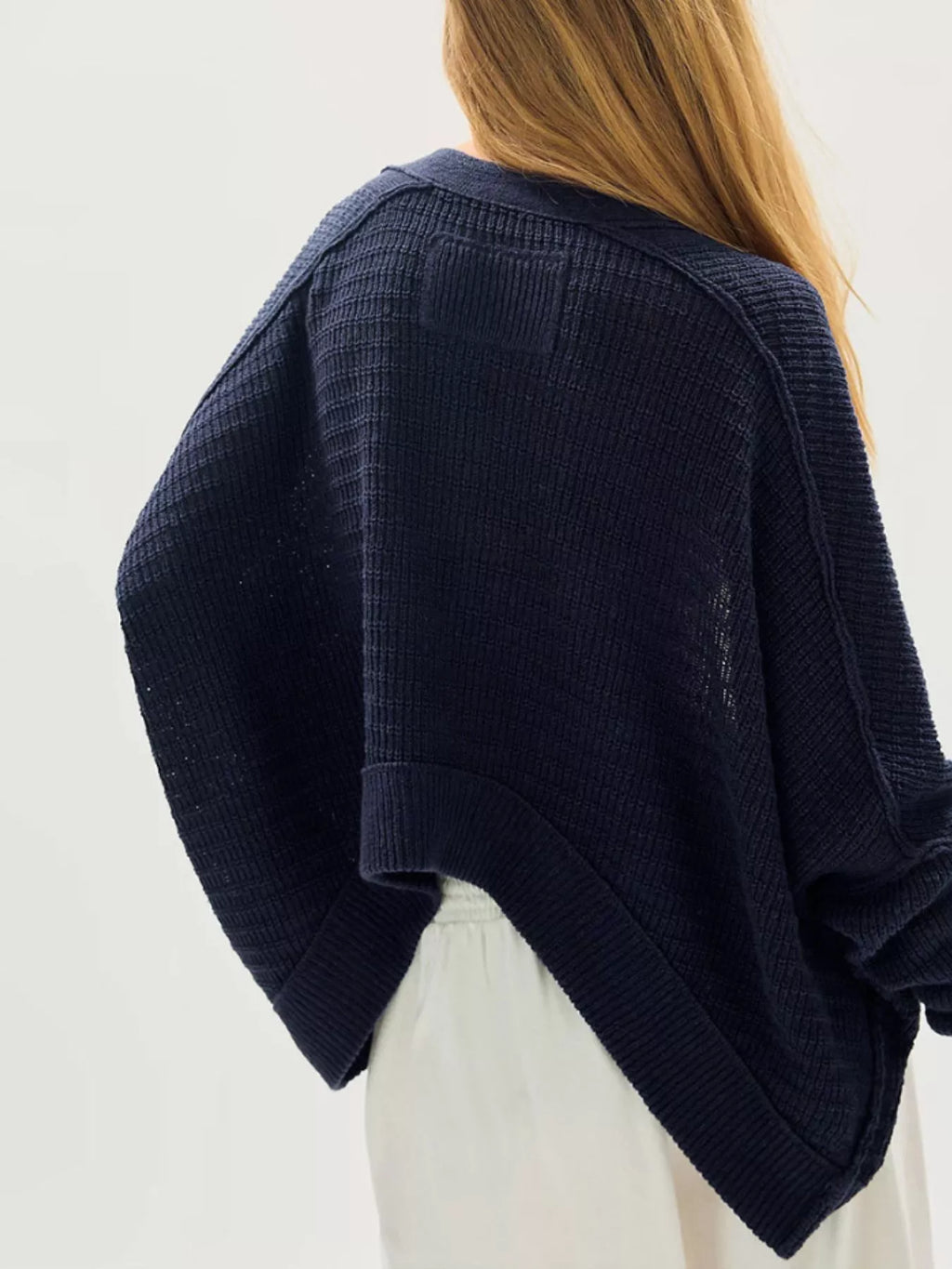 Open-Front Long Sleeve Knit Cardigan - Lilixa.store