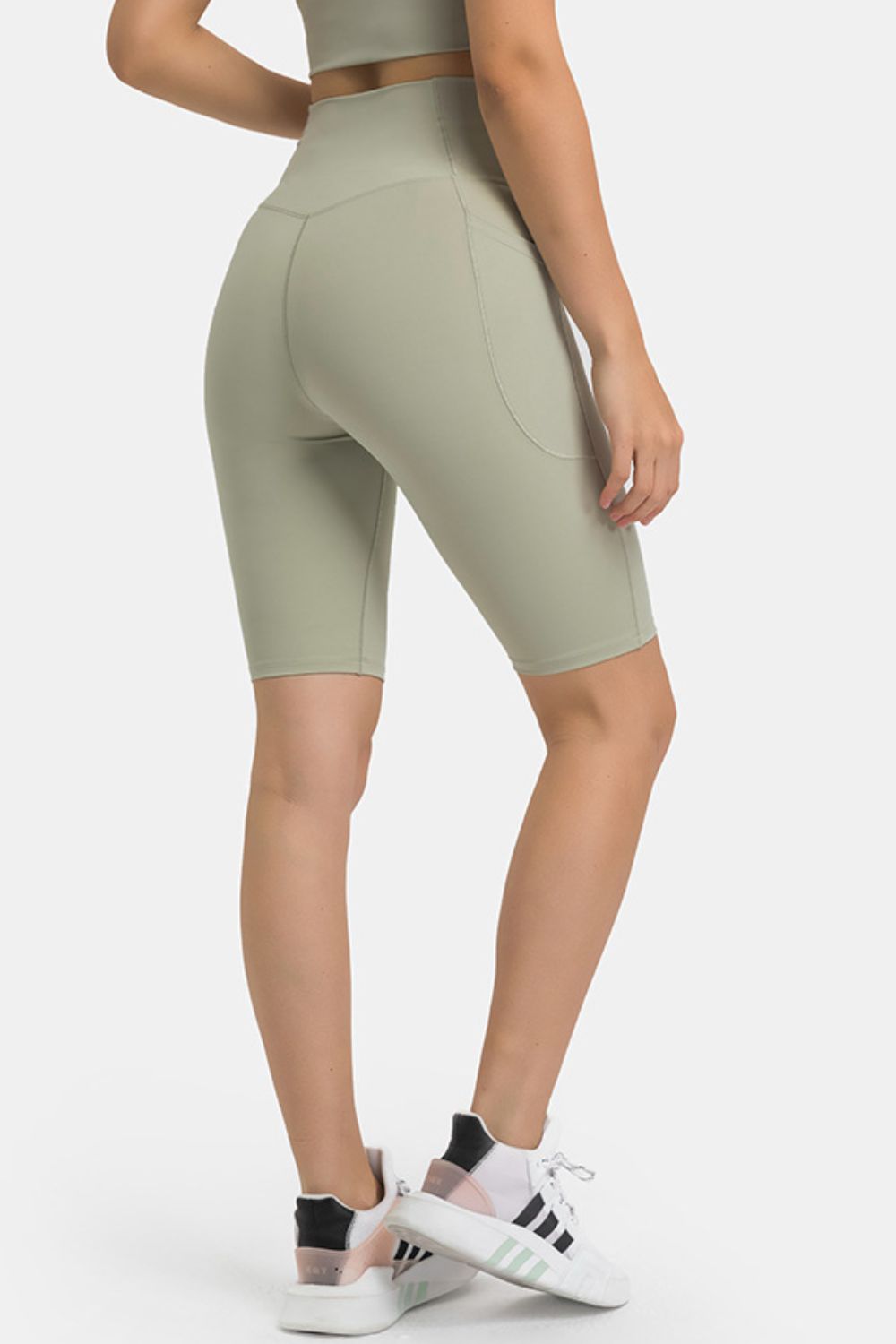 Millennia High Waist Biker Shorts with Pockets - Lilixa.store