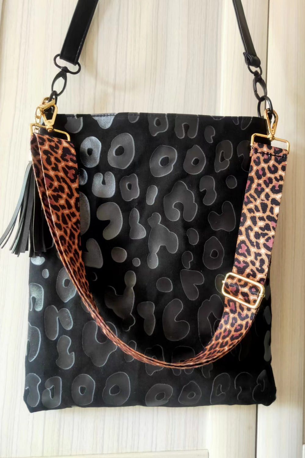 Adored PU Leather Shoulder Bag with Tassel - Lilixa.store