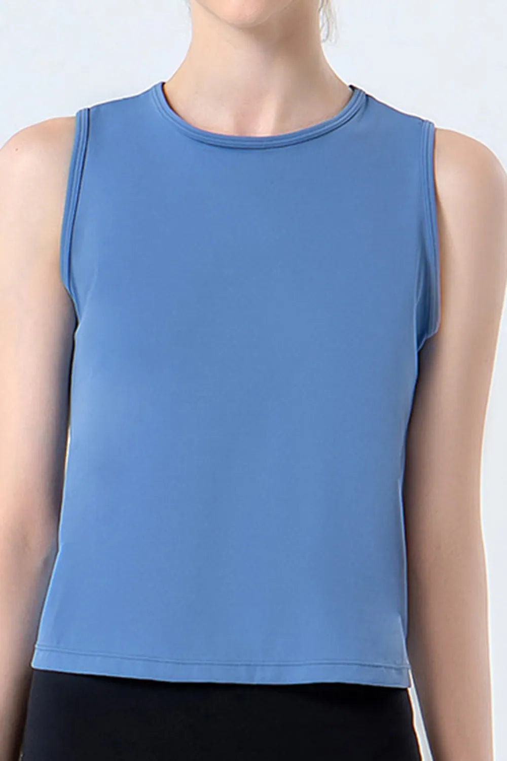 Round Neck Active Tank - Lilixa.store